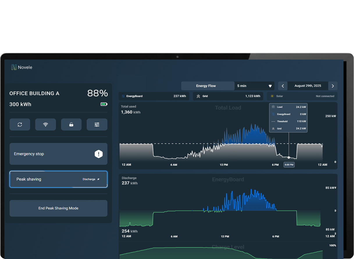 BoardOS Home Screen Interface