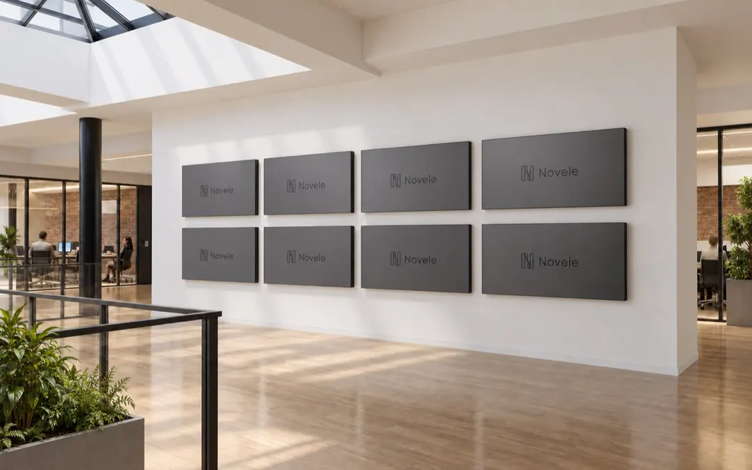 EnergyBoard array, office atrium